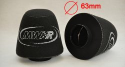 Universal conical podfilters met rubber manchet -63mm