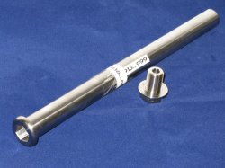 Titanium swingarm axle, complete with bolt. Ducati 748-916-996-9