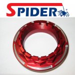Spider SP40/A Ducati 1098-1198-1199 rear wheel axle nut red