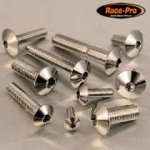 Stainless Steel Dome Head Bolt M4 x (0.5mm) x 12mm