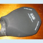 RS EAB Panigale seat and bump with EAB racing logo