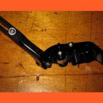 Race brake and clutch handle set ajustable length-folding