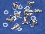 Set rvs quick release fasteners 17mm Ducati 916 style 10 pieces