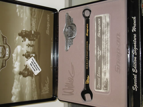 Snap-on Harley Davidson 95th Annaversery Signature wrench Limite - Klik op de afbeelding om het venster te sluiten