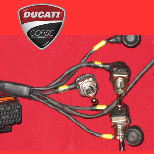 Ducati Corse F08 Dashboard draadboom Troy Bayliss - Klik op de afbeelding om het venster te sluiten
