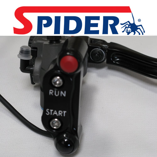 Spider SP74A Ducati Panigale start/stop schakelaar magnesium - Klik op de afbeelding om het venster te sluiten