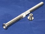 Titanium swingarm axle,complete with bolt.Ducati 748-916-996-9