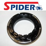 Spider SP40/A Ducati 1098-1198-1199 achterwielmoer zwart