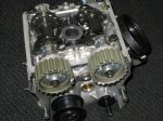 Ducati Corse1198RS/F cilinderkop vertikaal.