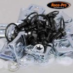 Snelsluiterset 17mm 10 stuks plus clips