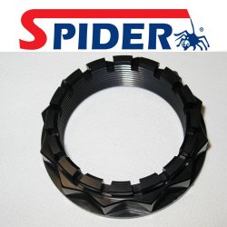 Spider SP40 Ducati 1098-1198-1199 achtertandwiellmoer zwart