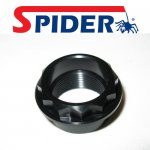 Spider SP81 Ducati Panigale voorwiel moer zwart