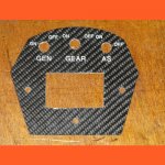 Panigale race carbon backplate voor schakelaars