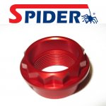 Spider SP81 Ducati Panigale voorwiel moer rood