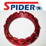 Spider SP40 Ducati 1098-1198-1199 achtertandwiellmoer rood
