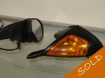 Ducati spiegels kleur zwart Licht beschadigd P/set