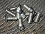 Ducati Panigale remschijfboutenset Titanium 10x