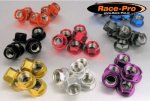 Ducati Aluminium achter tandwiel moeren set voor alle modellen b